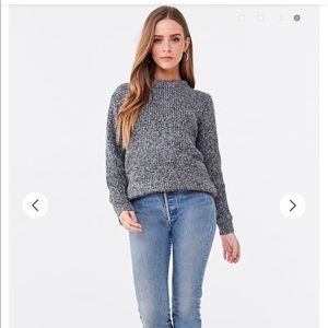 NWT Marled ribbed sweater